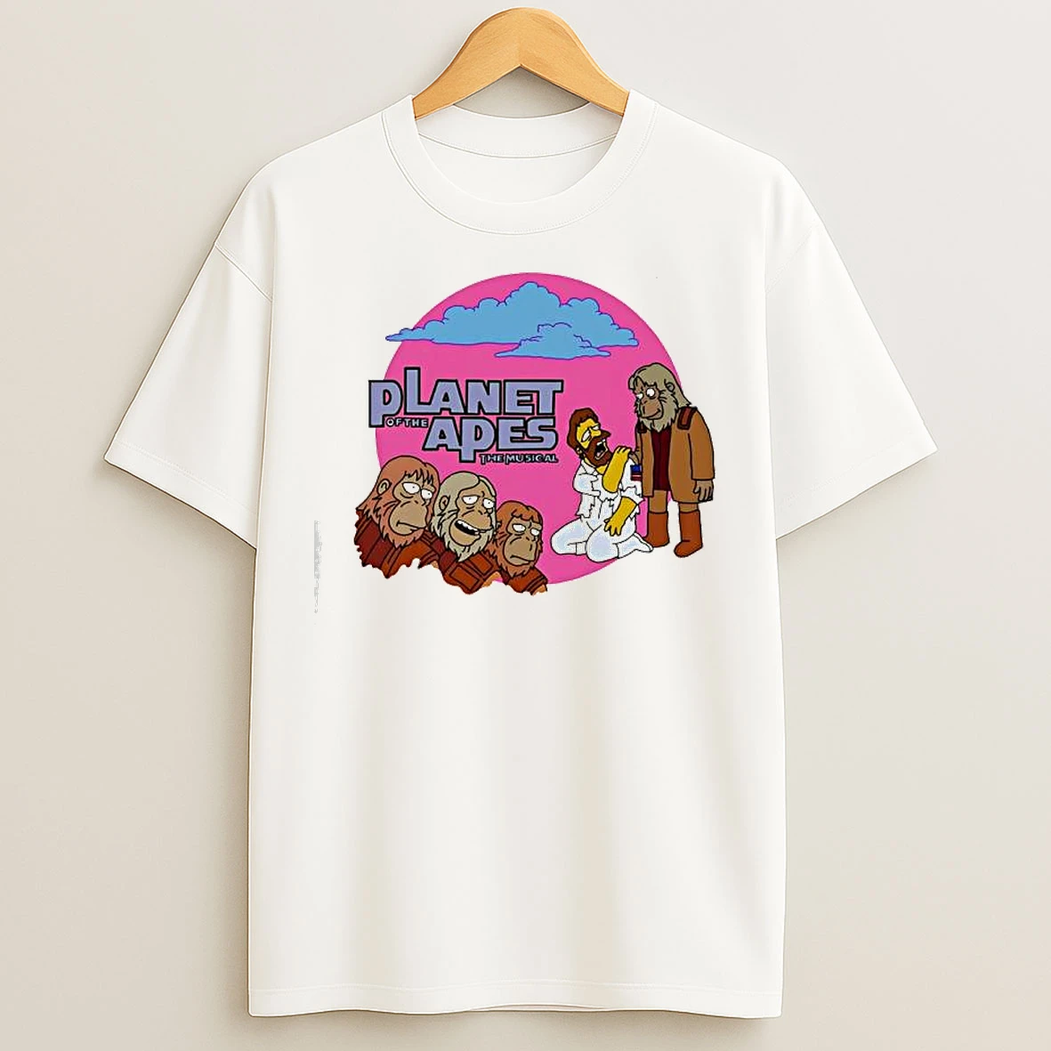 Classic The Simpsons Planet Of The Apes The Musical Graphic T Shirts