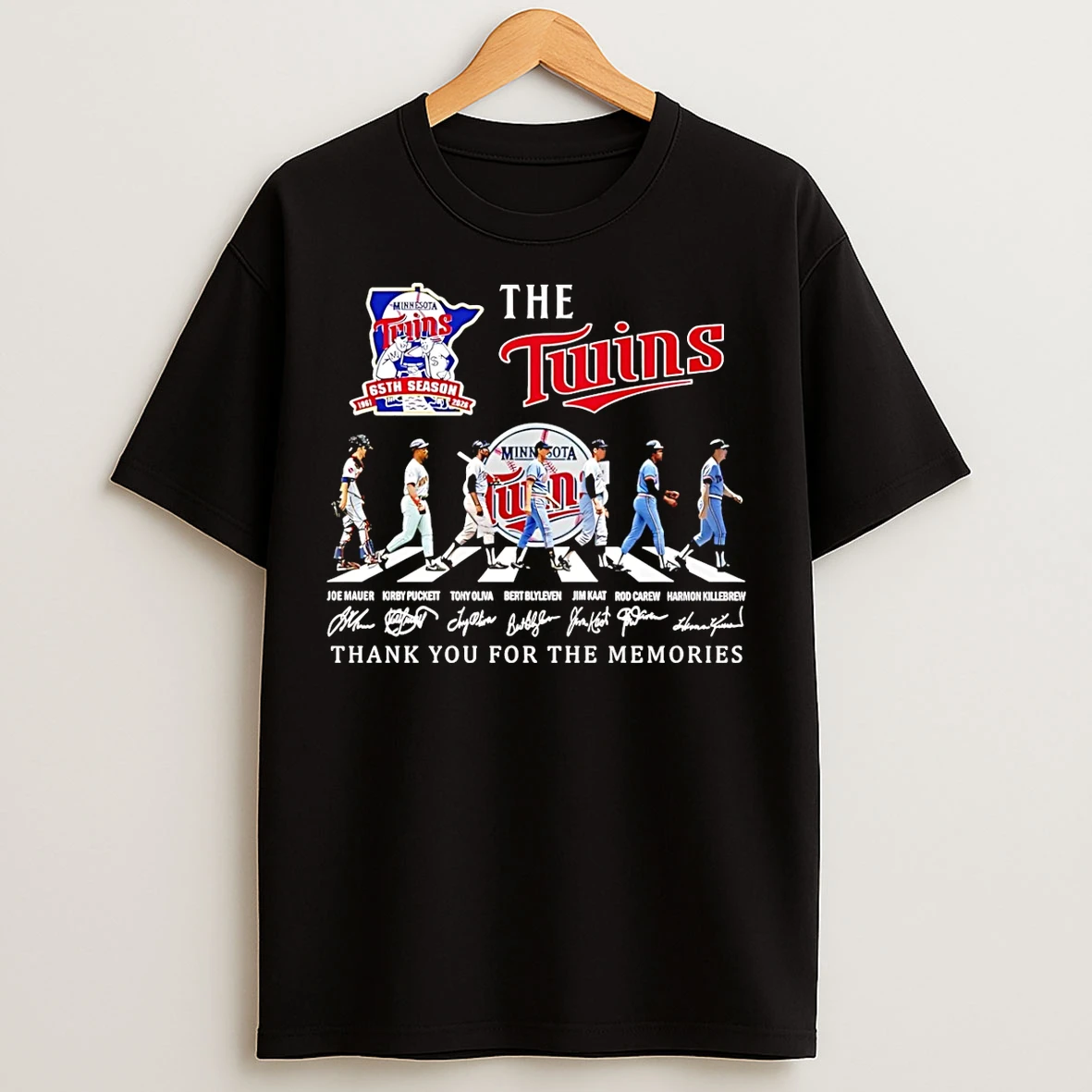 Classic The Twins 65th Anniversary 1961 2026 Thank You T Shirts