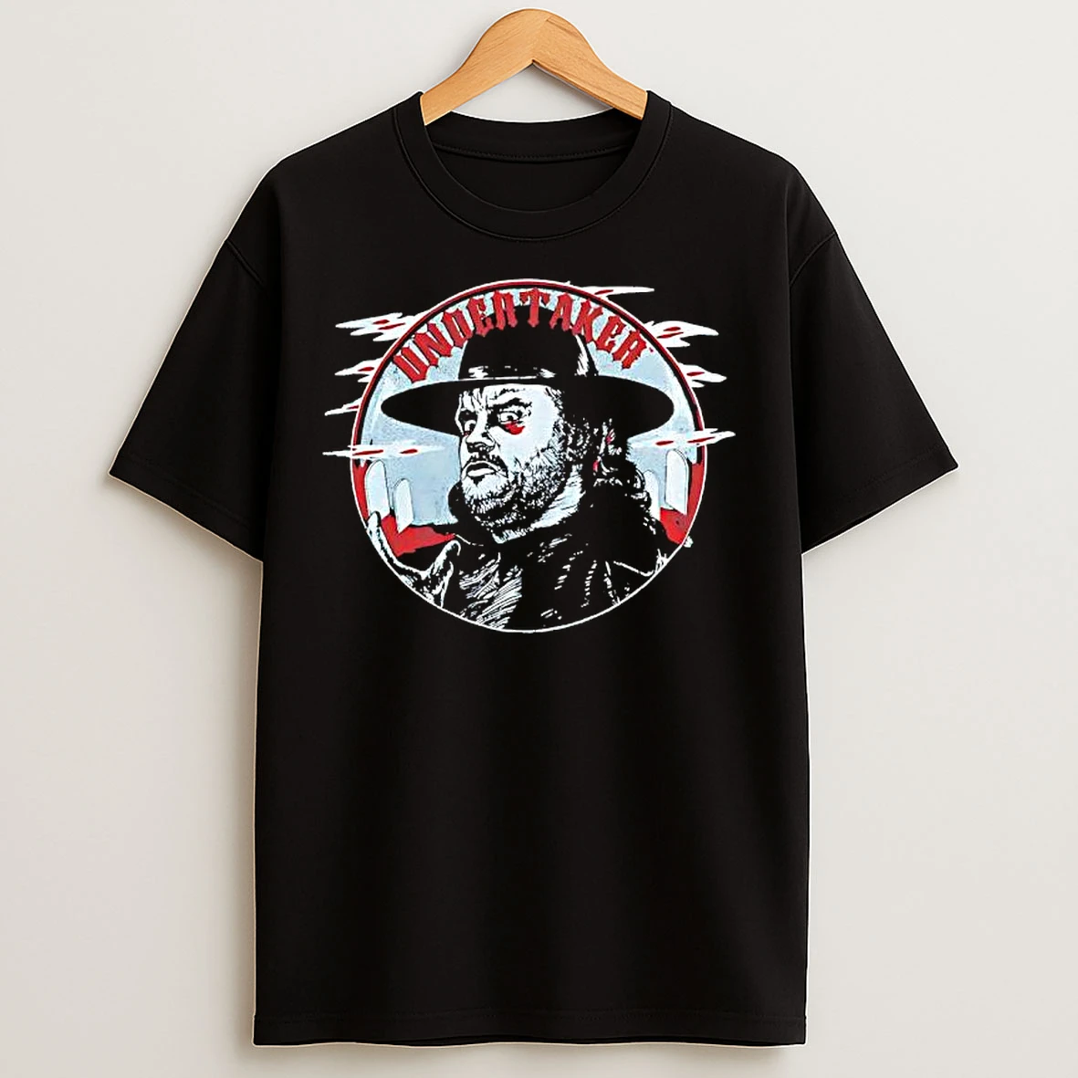 Classic The Undertaker Death Stare Graphic T Shirts