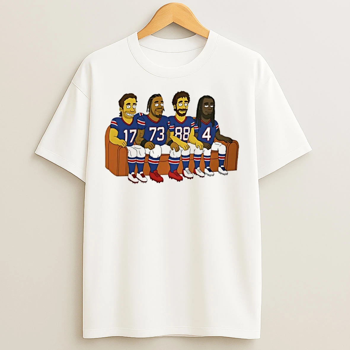 Classic The Williams Buffalo Bills X The Simpsons T Shirts