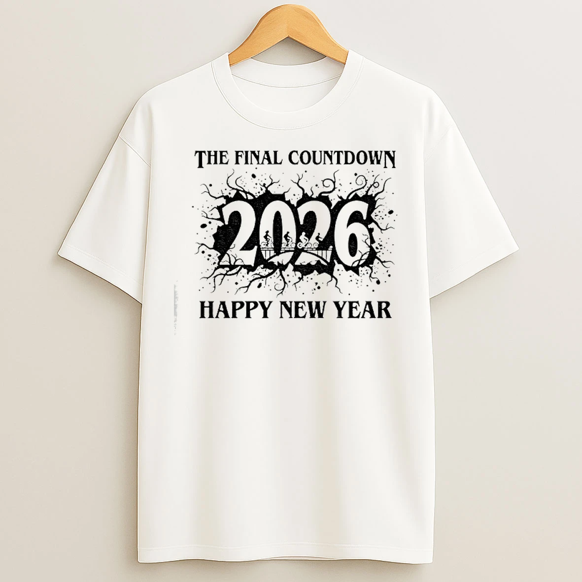 Classic The Final Countdown 2026 Happy New Year T Shirts