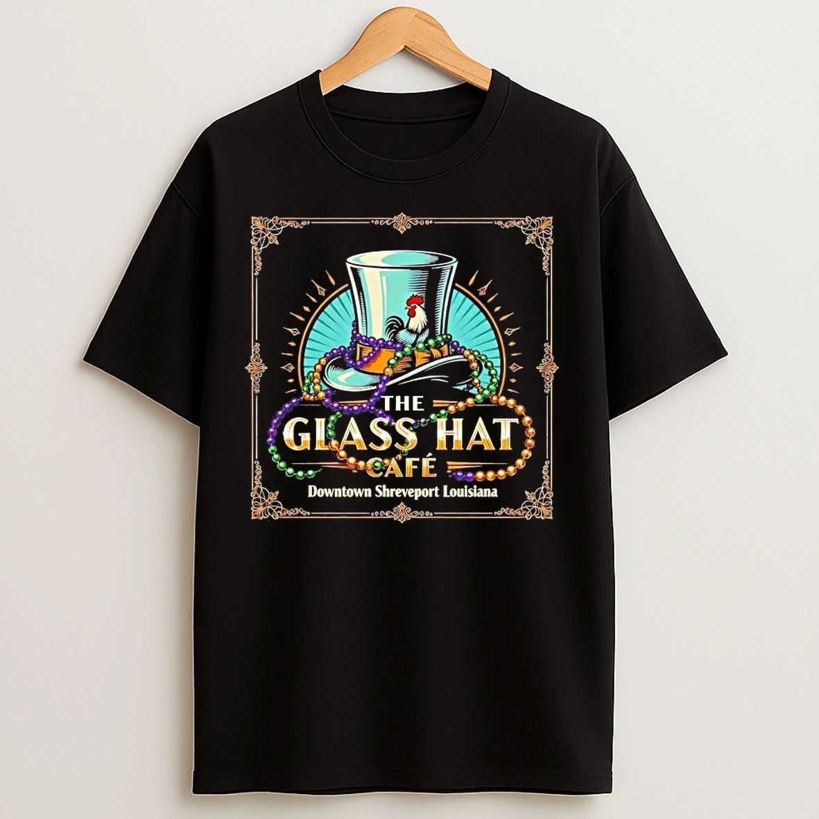 Classic The Glass Hat Cafe Downtown Shreveport Louisiana T Shirts