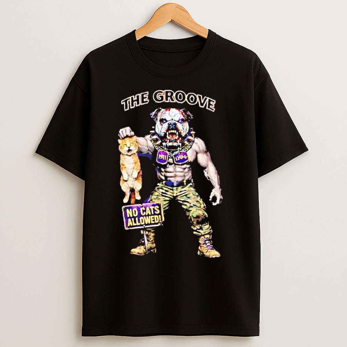 Classic The Groove No Cats Allowed T Shirts