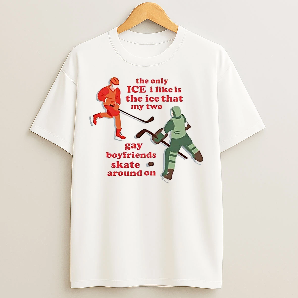 Classic The Only Ice I Like Is The Ice That My Two T Shirts