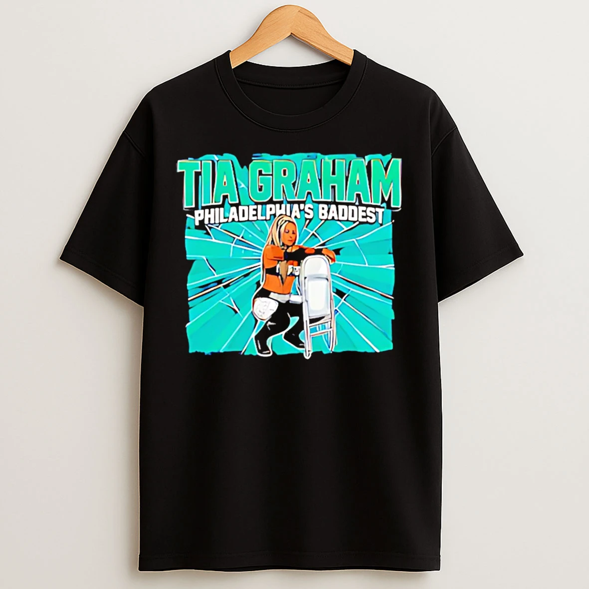 Classic Tia Graham Philadelphias Baddest Graphic T Shirts