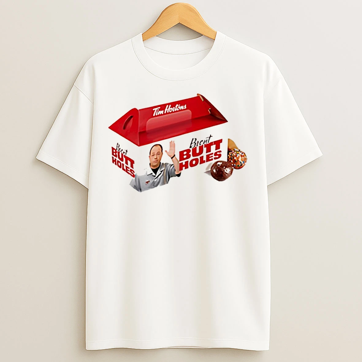 Classic Tim Horton Brent Butt Holes T Shirts