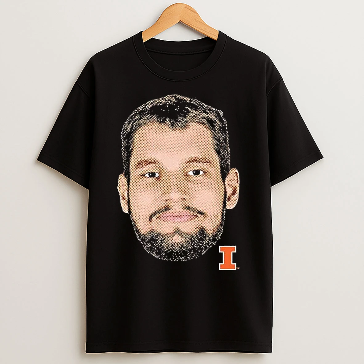Classic Tomislav Ivisic Portrait Head Illinois Fighting Illini T Shirts