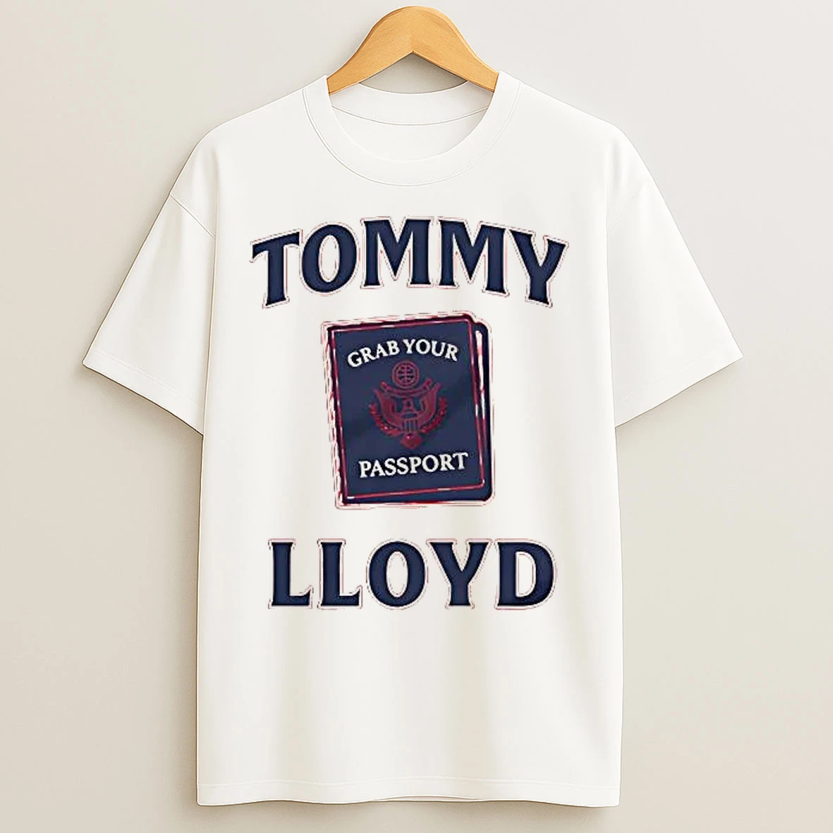 Classic Tommy Lloyd Grab Your Passport T Shirts