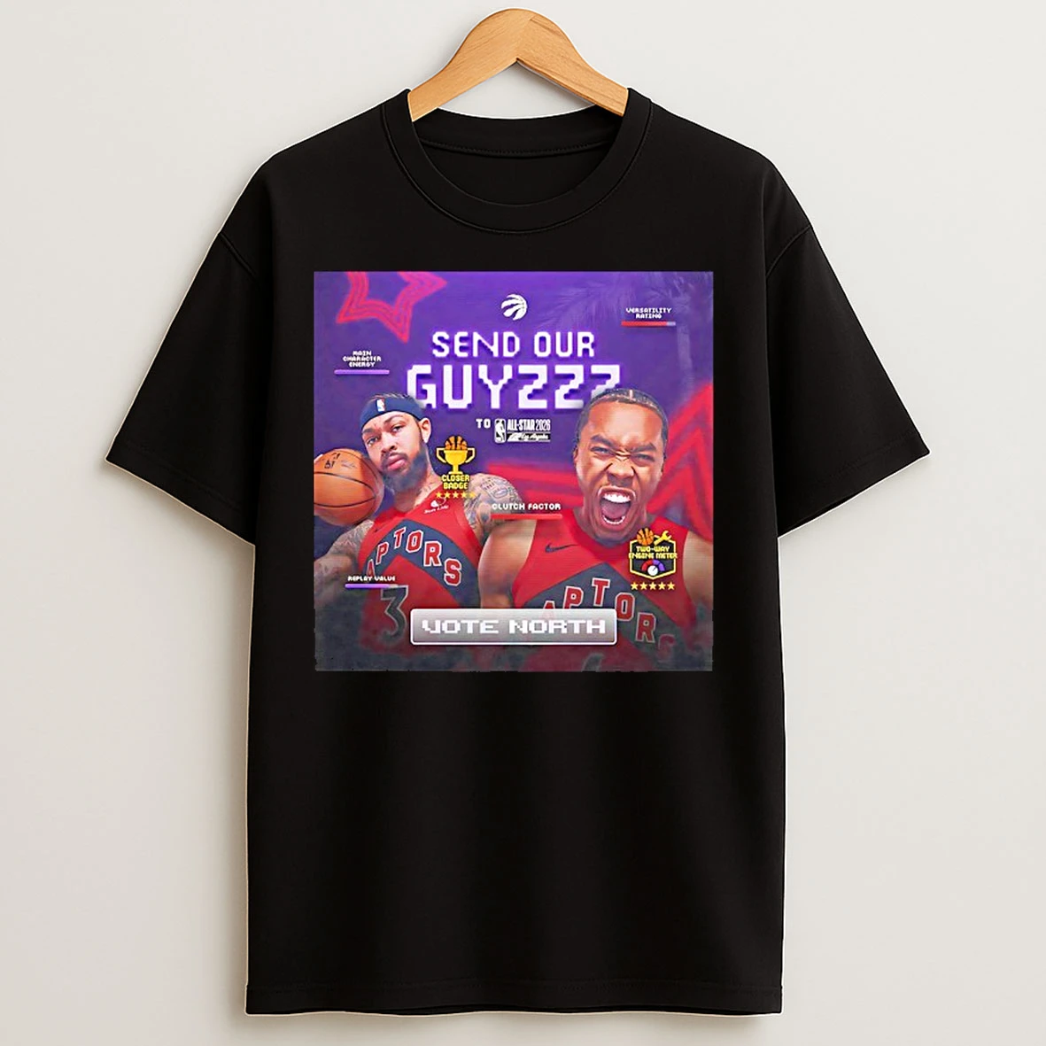 Classic Toronto Raptors Send Our Guyzzz All Star Los Angeles 2026 T Shirts