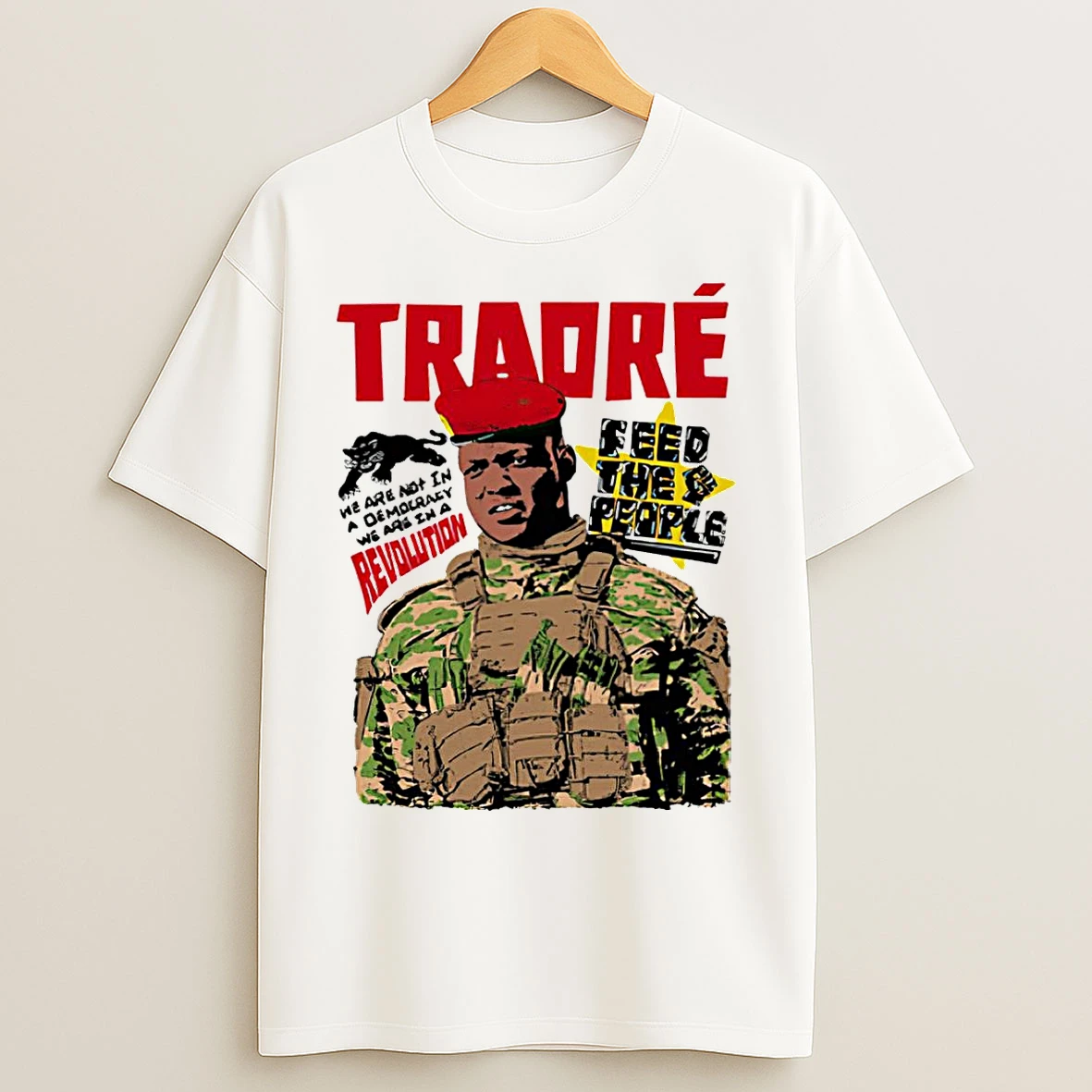 Classic Traore Feed The People Art T Shirts