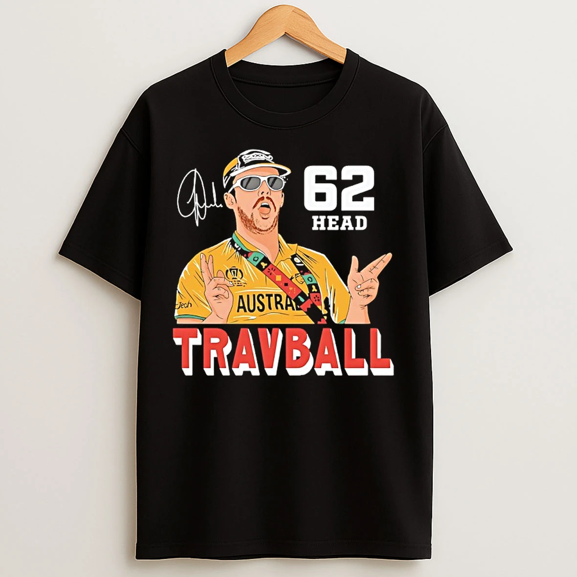 Classic Travis Head 62 Travball Signature T Shirts
