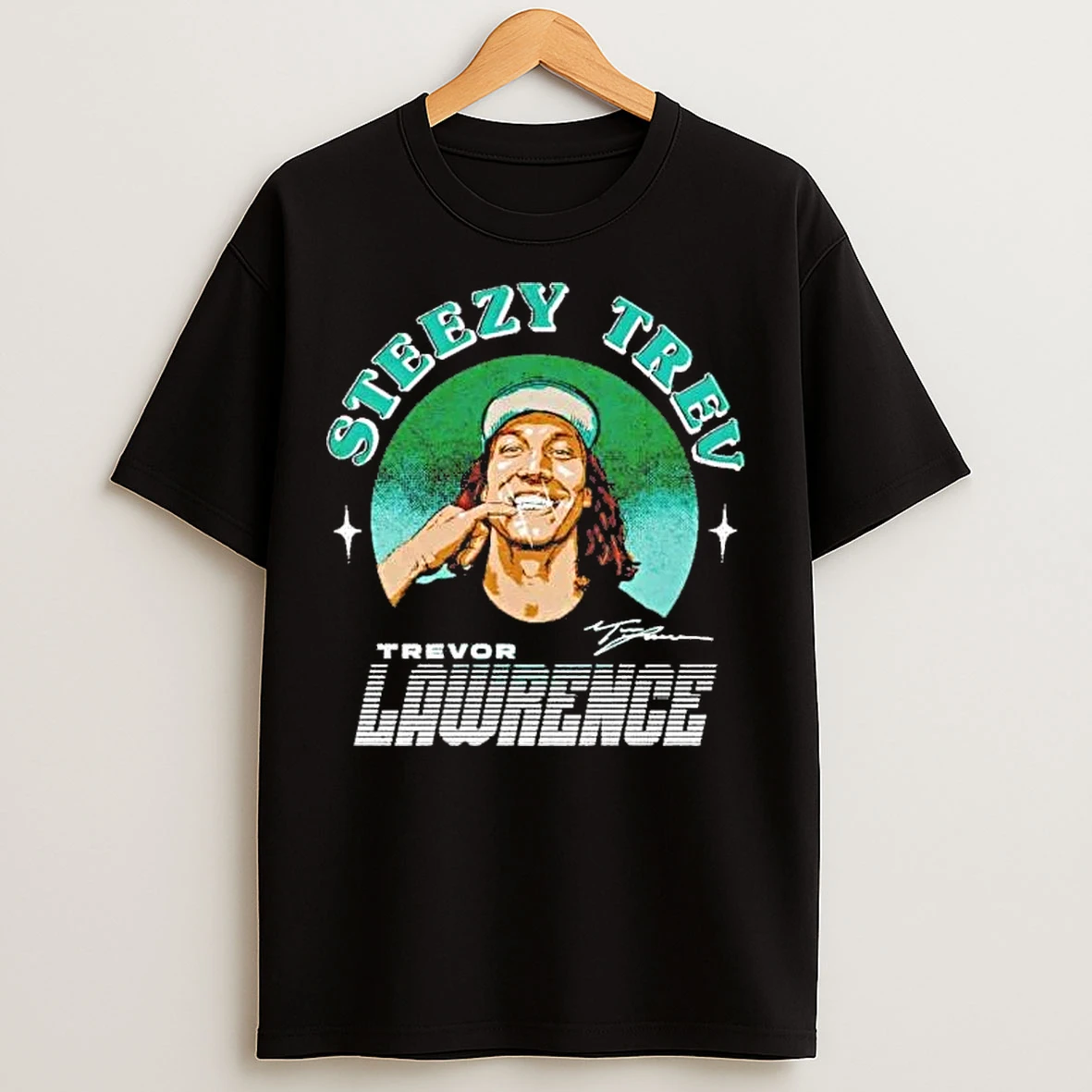 Classic Trevor Lawrence Jacksonville Steezy Trev Signature T Shirts