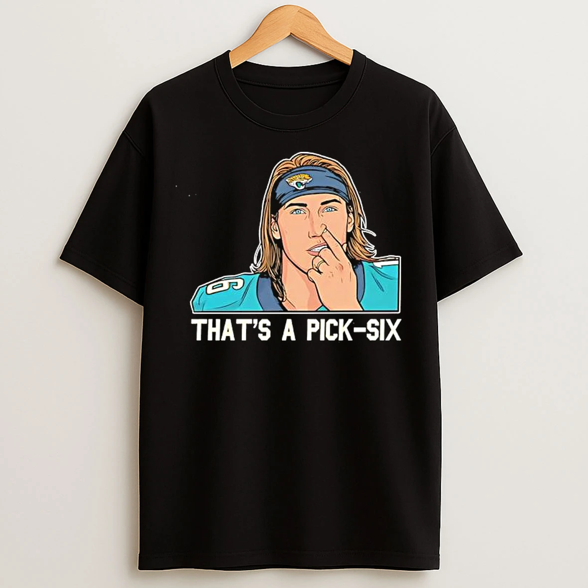 Classic Trevor Lawrence Thats A Pick Six Jacksonville Jaguars Player Graphic T Shirts