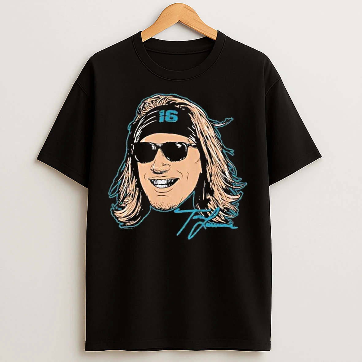 Classic Trevor Lawrence Grill Swag Head Signature Jacksonville Jaguars T Shirts
