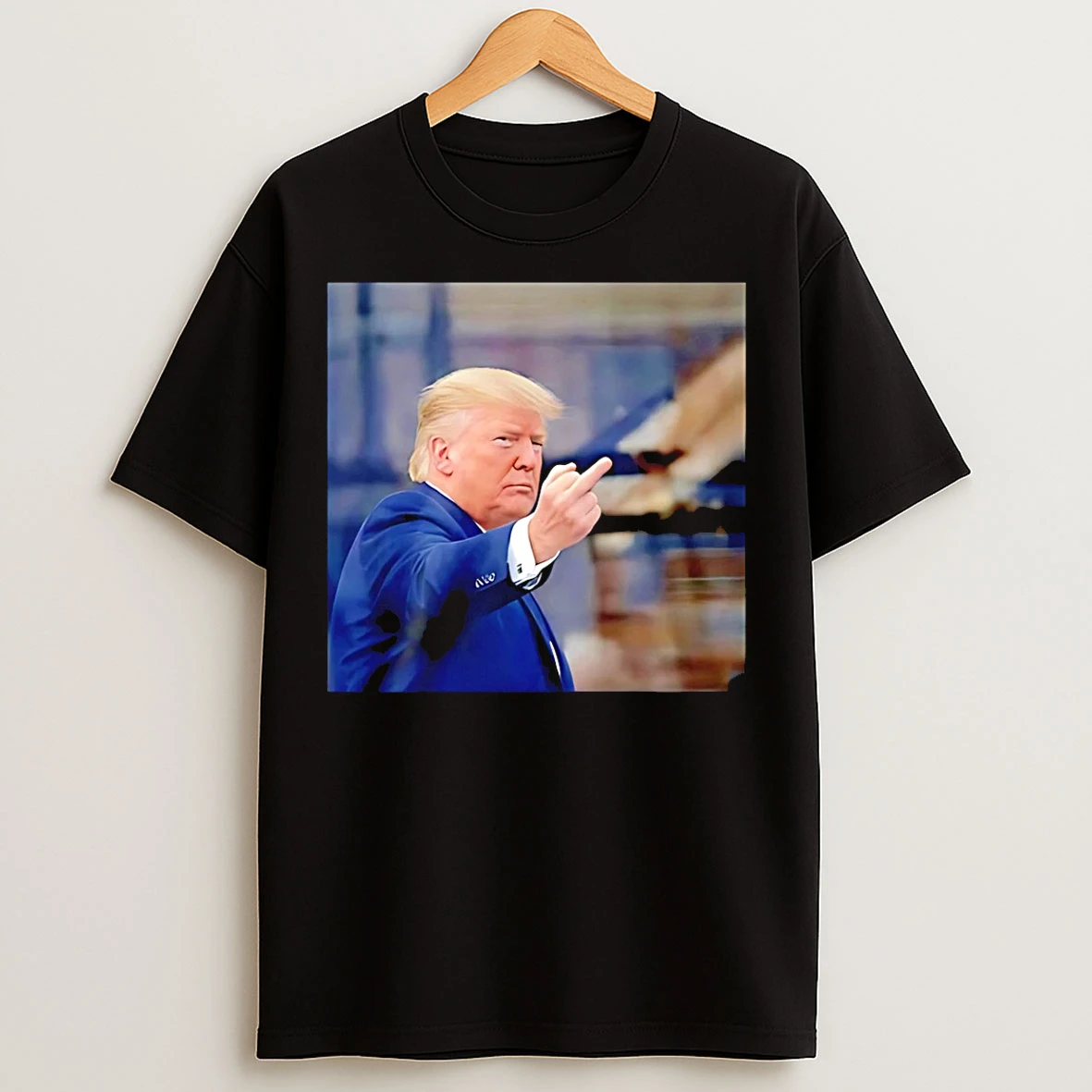 Classic Trump Middle Finger To Ford Worker Pedophile Protector Viral 2026 T Shirts