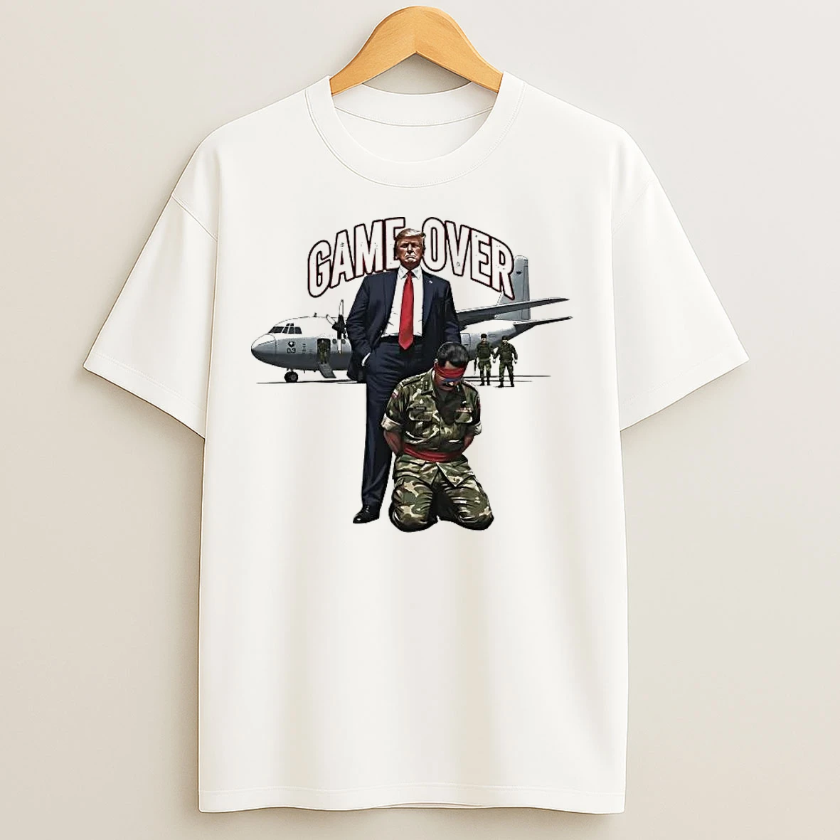 Classic Trump Raided Nicolas Maduro Game Over T Shirts