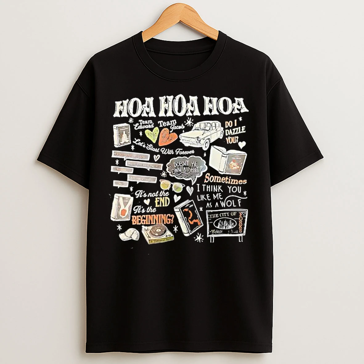 Classic Twilight Series Hoa Hoa Hoa T Shirts