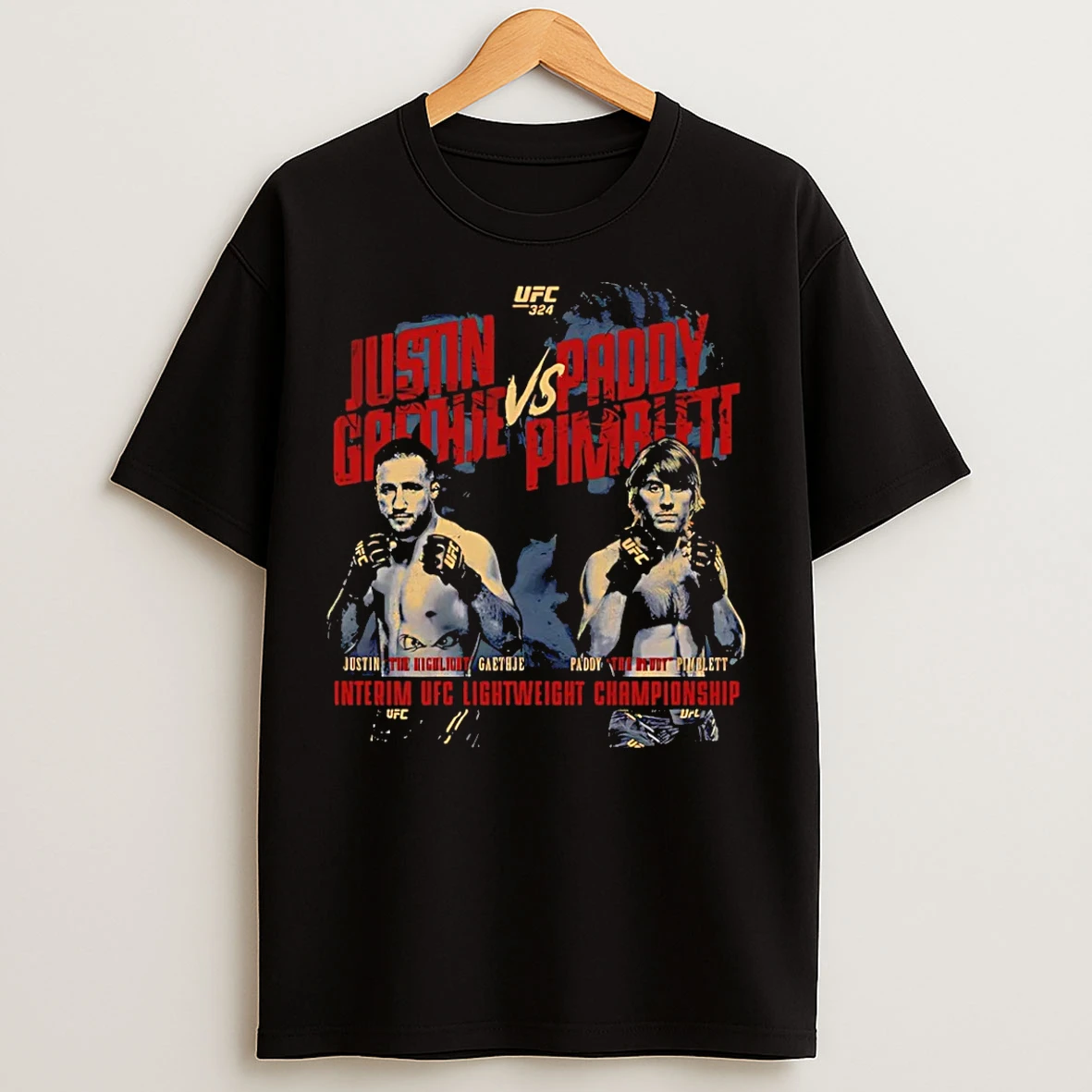 Classic Ufc 324 Gaethje Vs Pimblett Match Up T Shirts