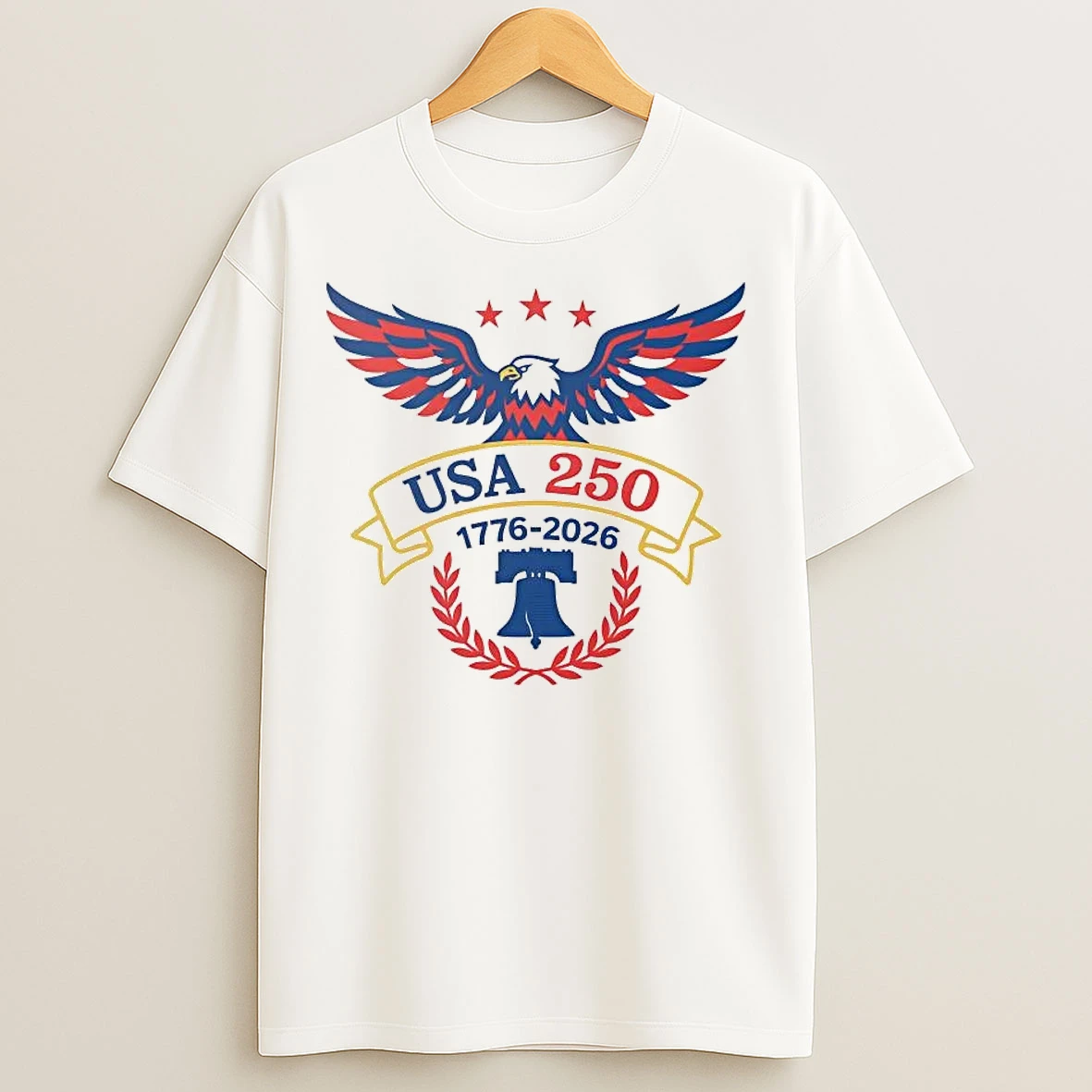 Classic Usa 250th Anniversary 1776 2026 Patriotic Eagle T Shirts