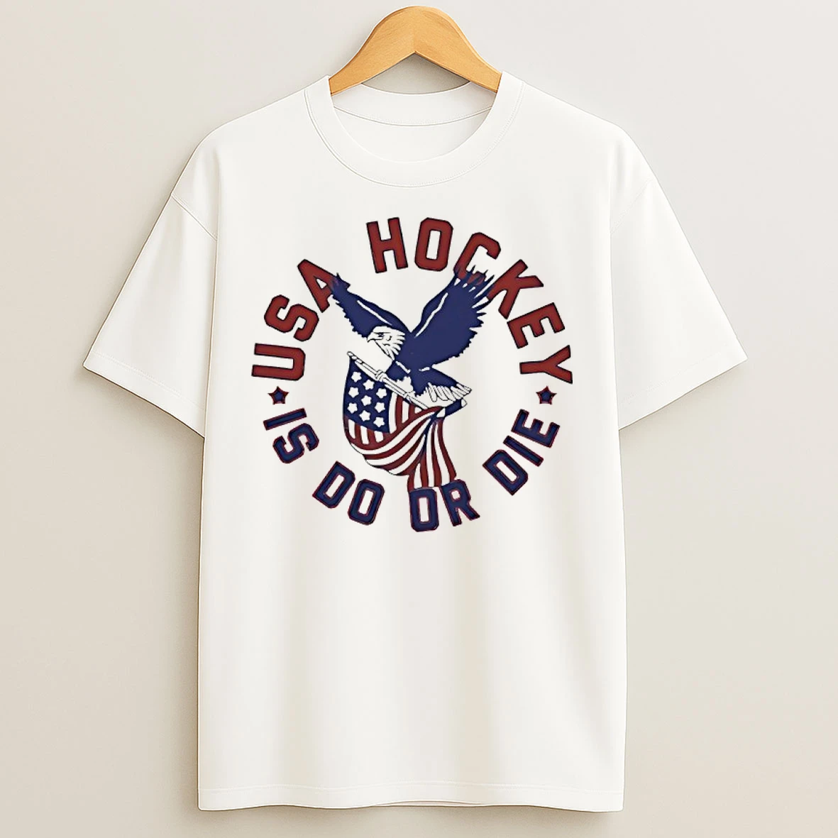 Classic Usa Hockey Is Do Or Die Eagle Flag T Shirts