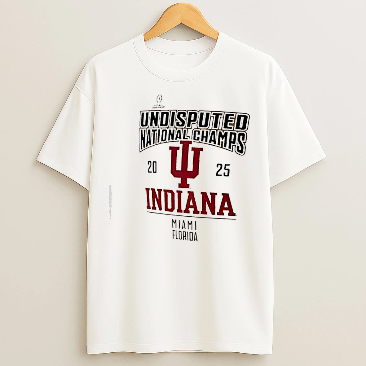 Classic Undisputed National Champs 2025 Indiana In Miami Florida T Shirts