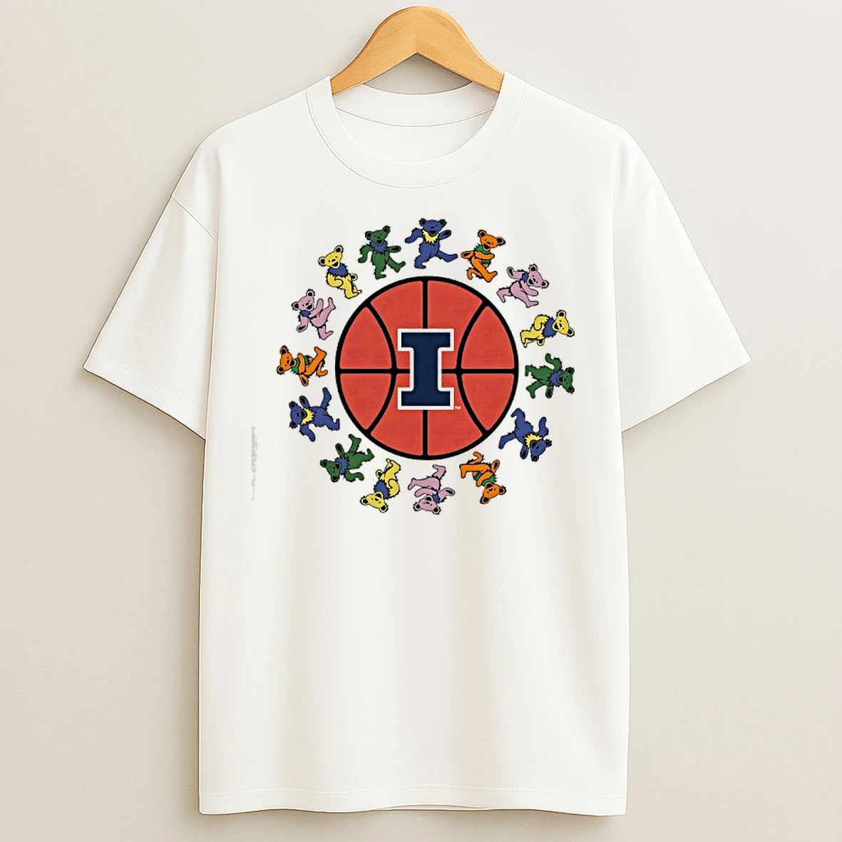 Classic University Of Illinois And The Grateful Dead T Shirts
