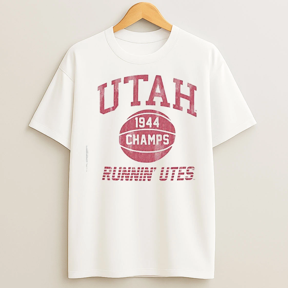 Classic Utah 1944 Champs Runnin Utes T Shirts