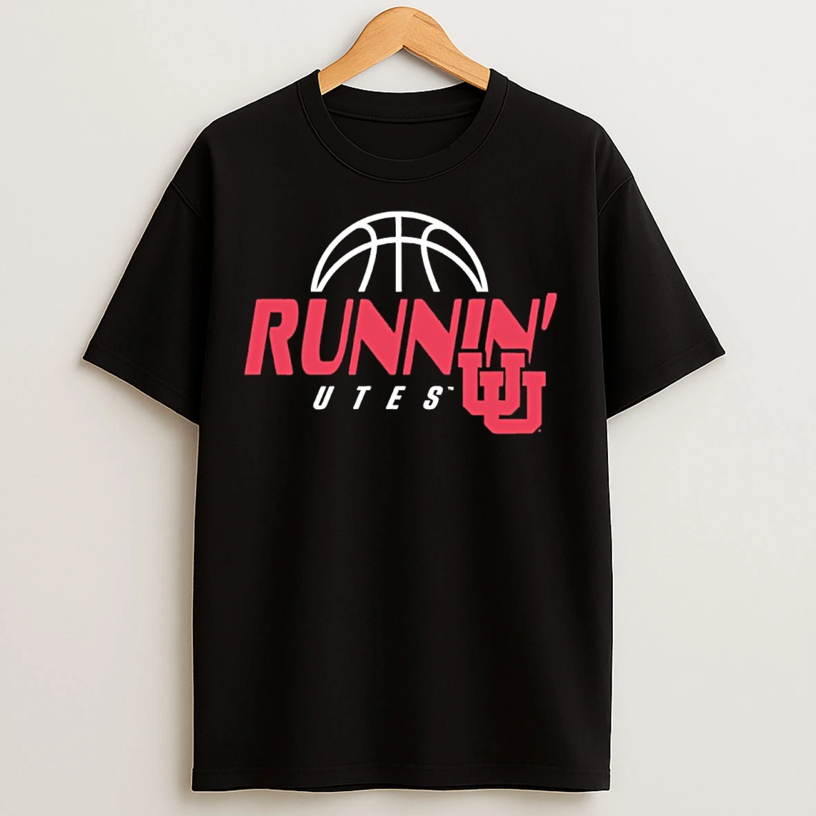Classic Utah Utes Basketball Logo T Shirts