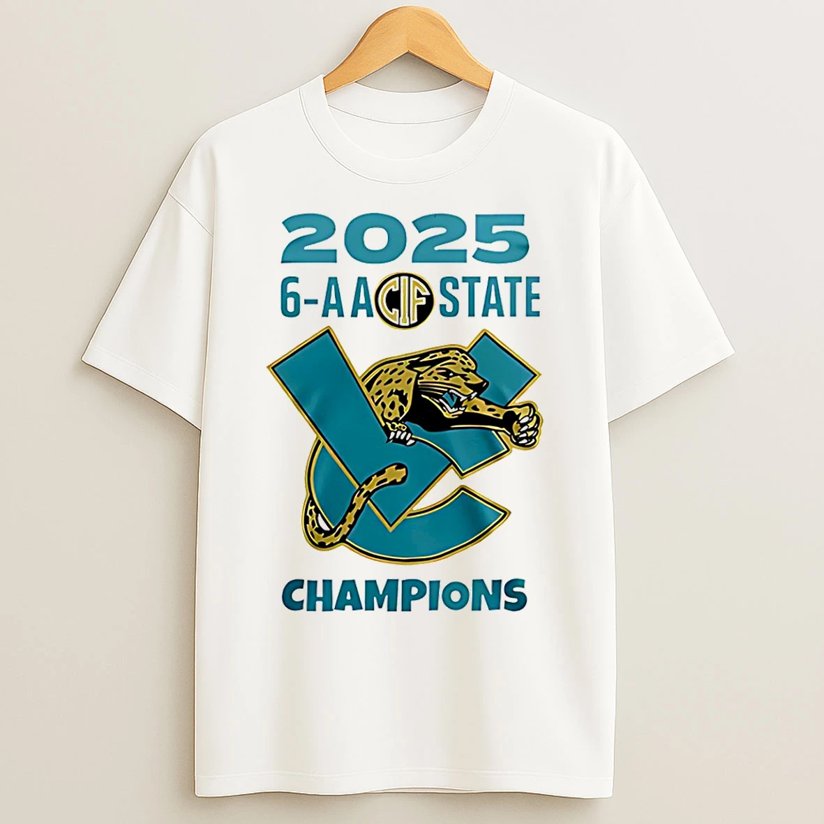 Classic Valley Center Jaguars Cif State Division 6 Aa Champions 2025 T Shirts