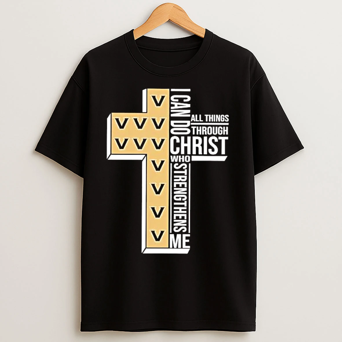 Classic Vanderbilt Commodores I Can Do All Things Through Christ T Shirts