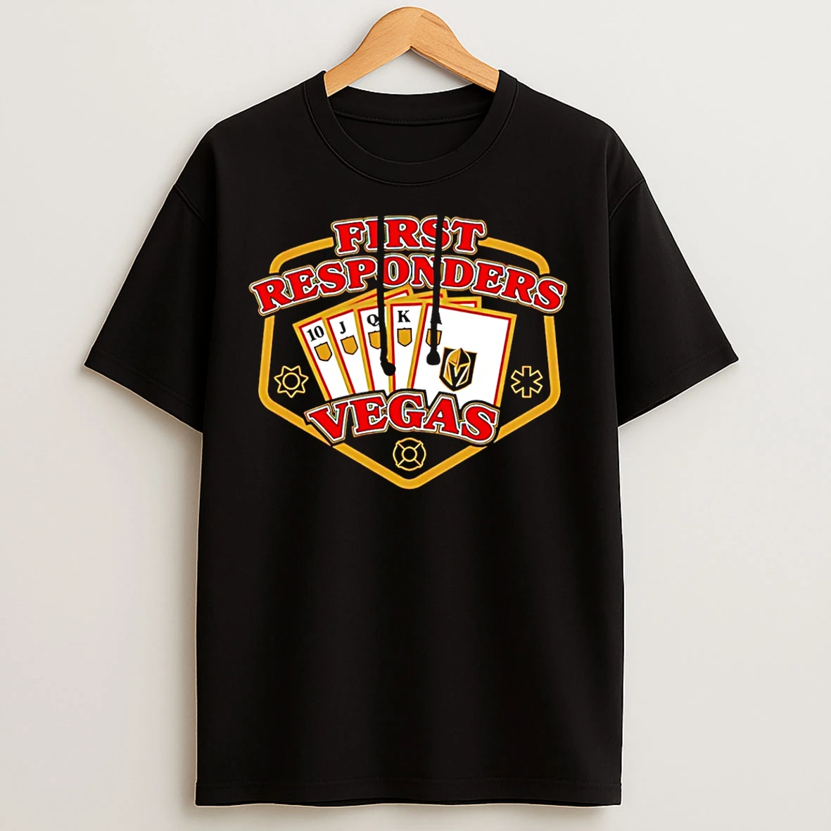 Classic Vegas Golden Knights First Responder T Shirts