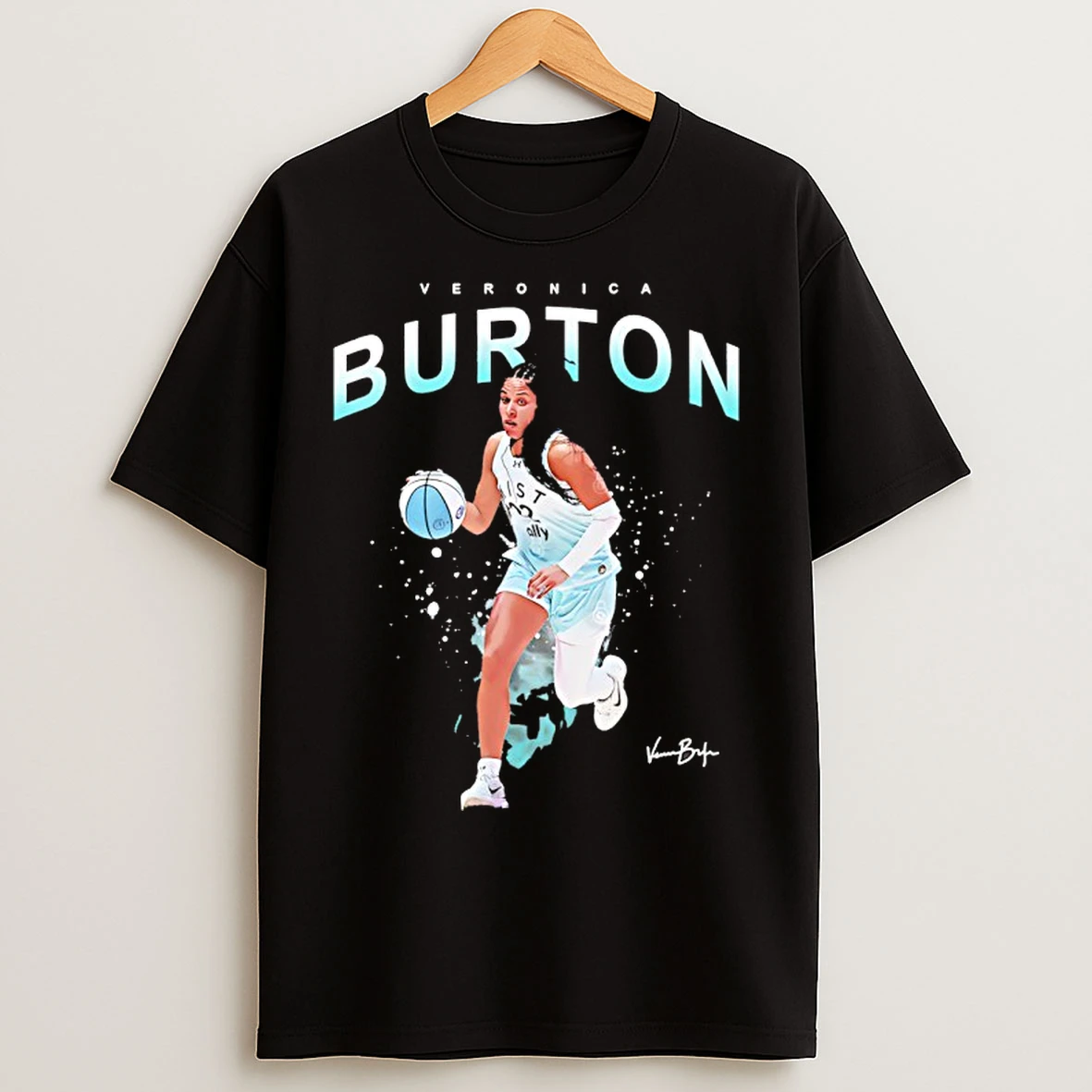 Classic Veronica Burton Unrivaled Basketball Signature Graphic T Shirts
