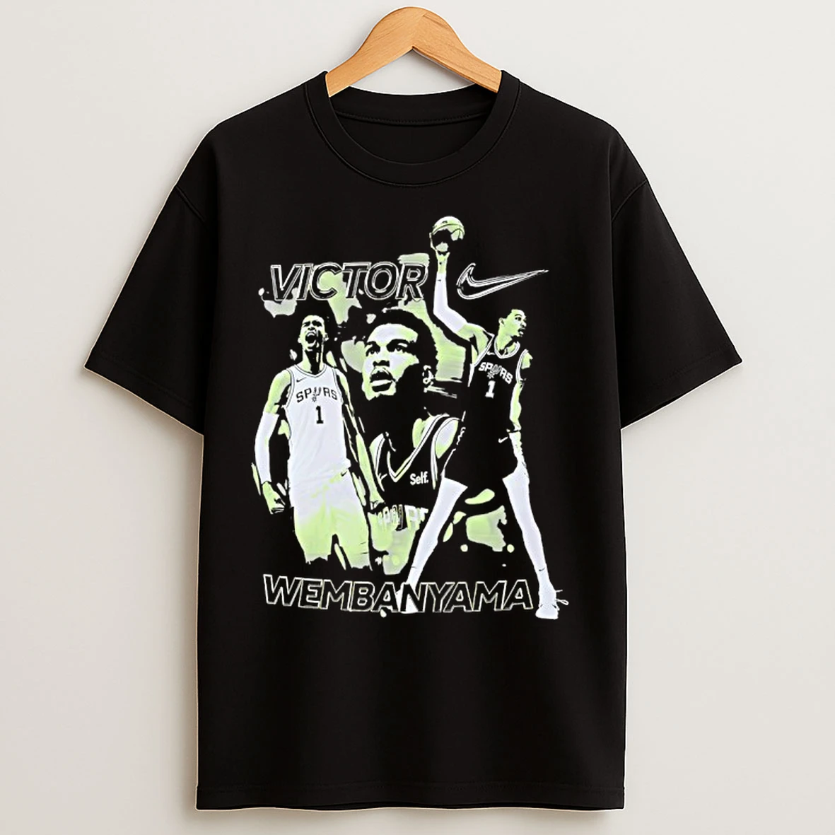 Classic Victor Wembanyama San Antonio Spurs Basketball T Shirts