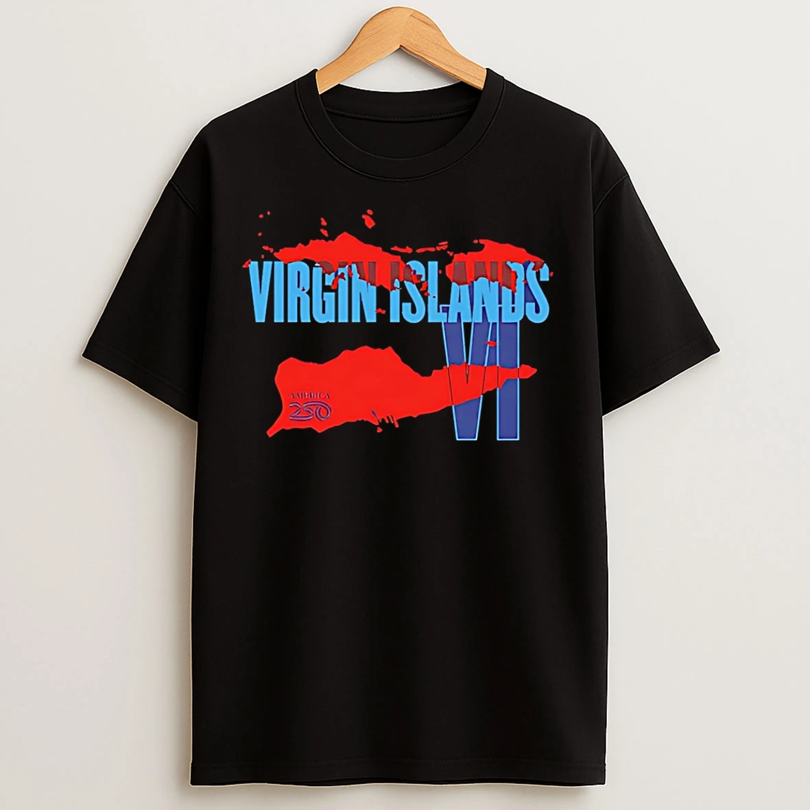 Classic Virgin Islands America 250 T Shirts