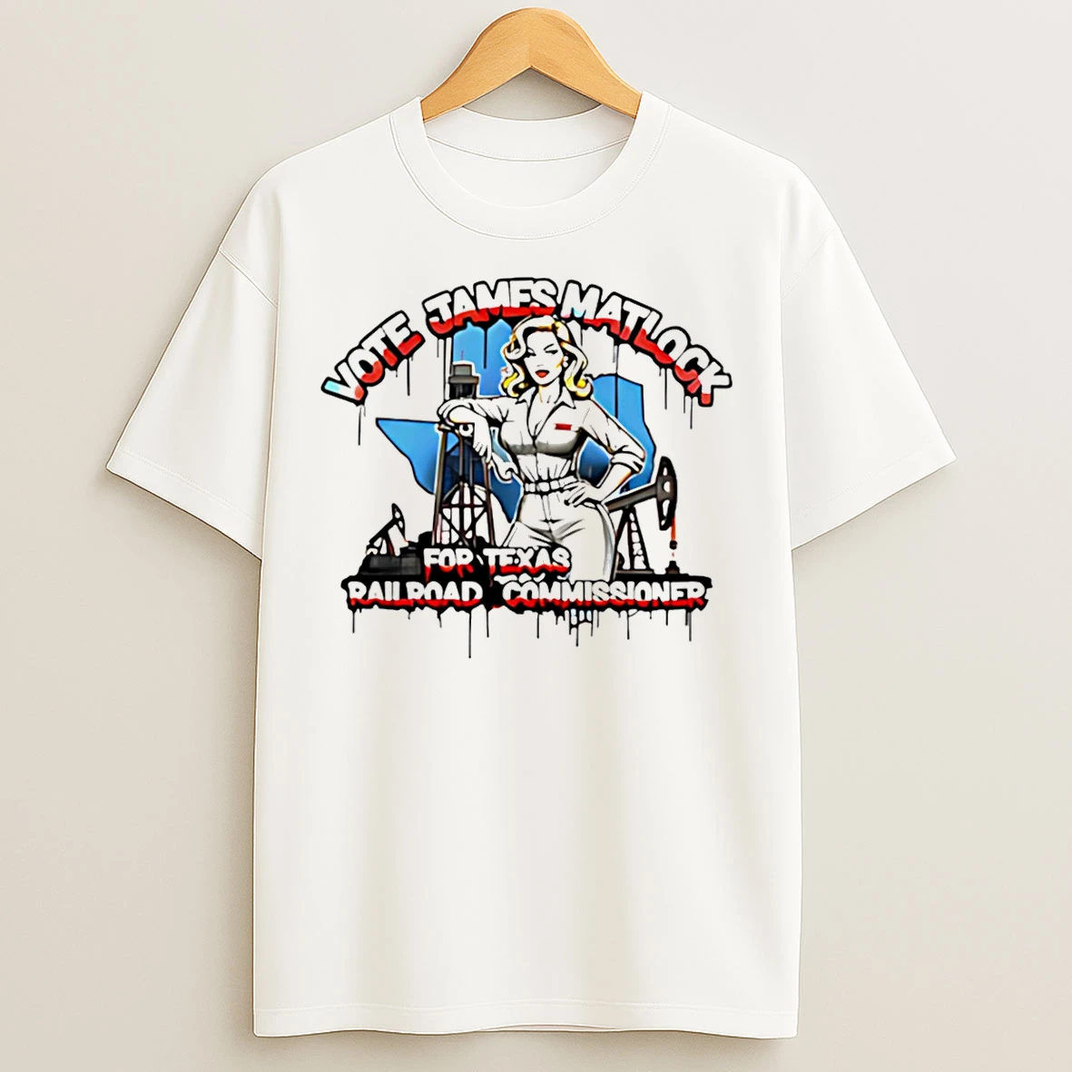 Classic Vote James Matlock For Texas Railroad Commissioner T Shirts