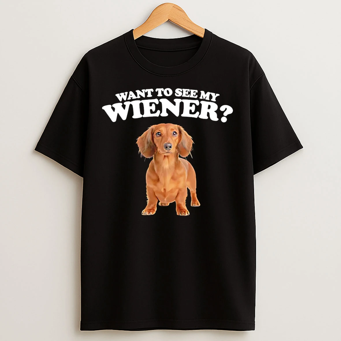 Classic Want To See My Wiener Dog T Shirts