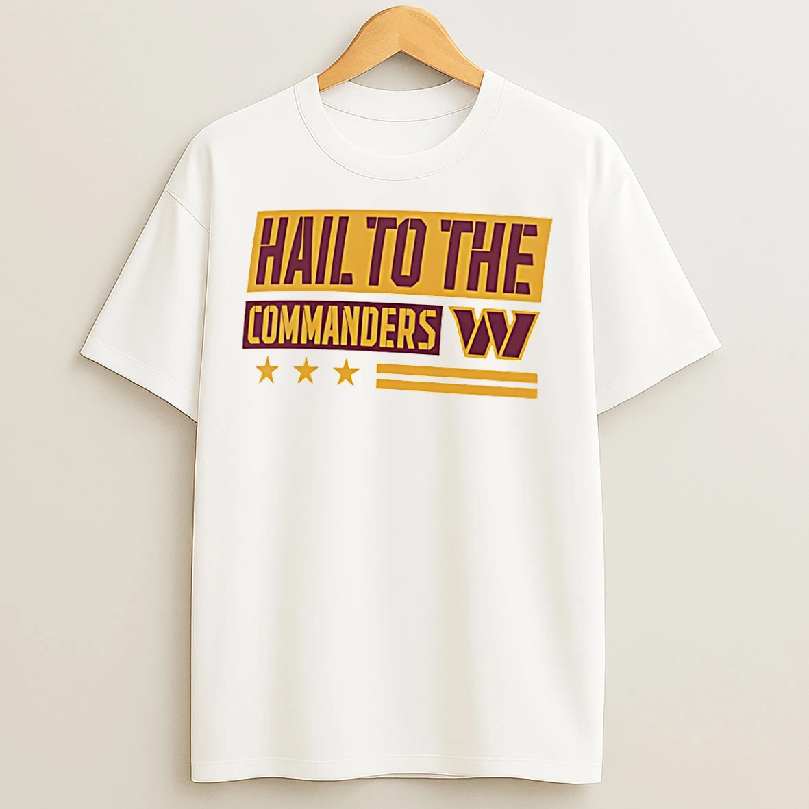 Classic Washington Commanders Hail To The Commanders T Shirts
