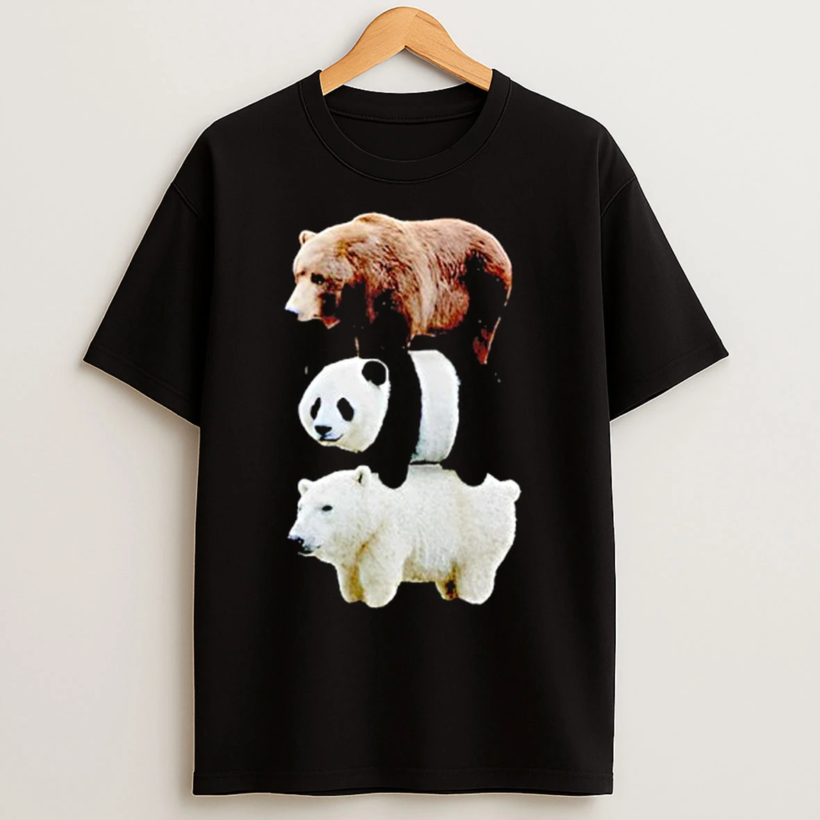 Classic We Bears Realistic Stacked Bares T Shirts