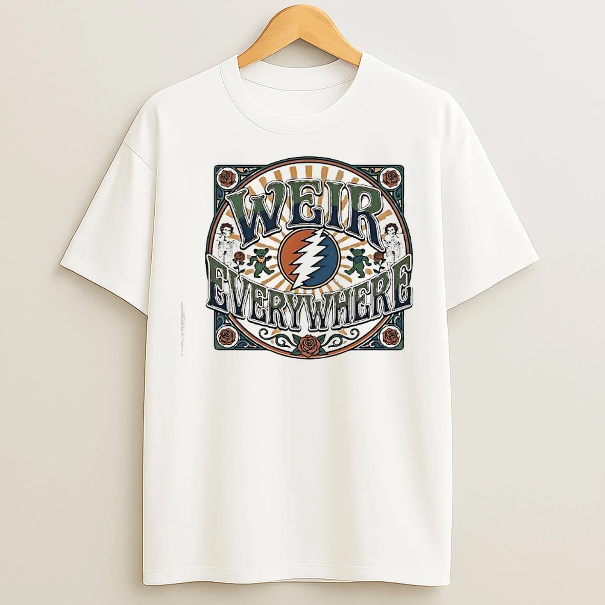 Classic Weir Everywhere Grateful Dead Graphic T Shirts