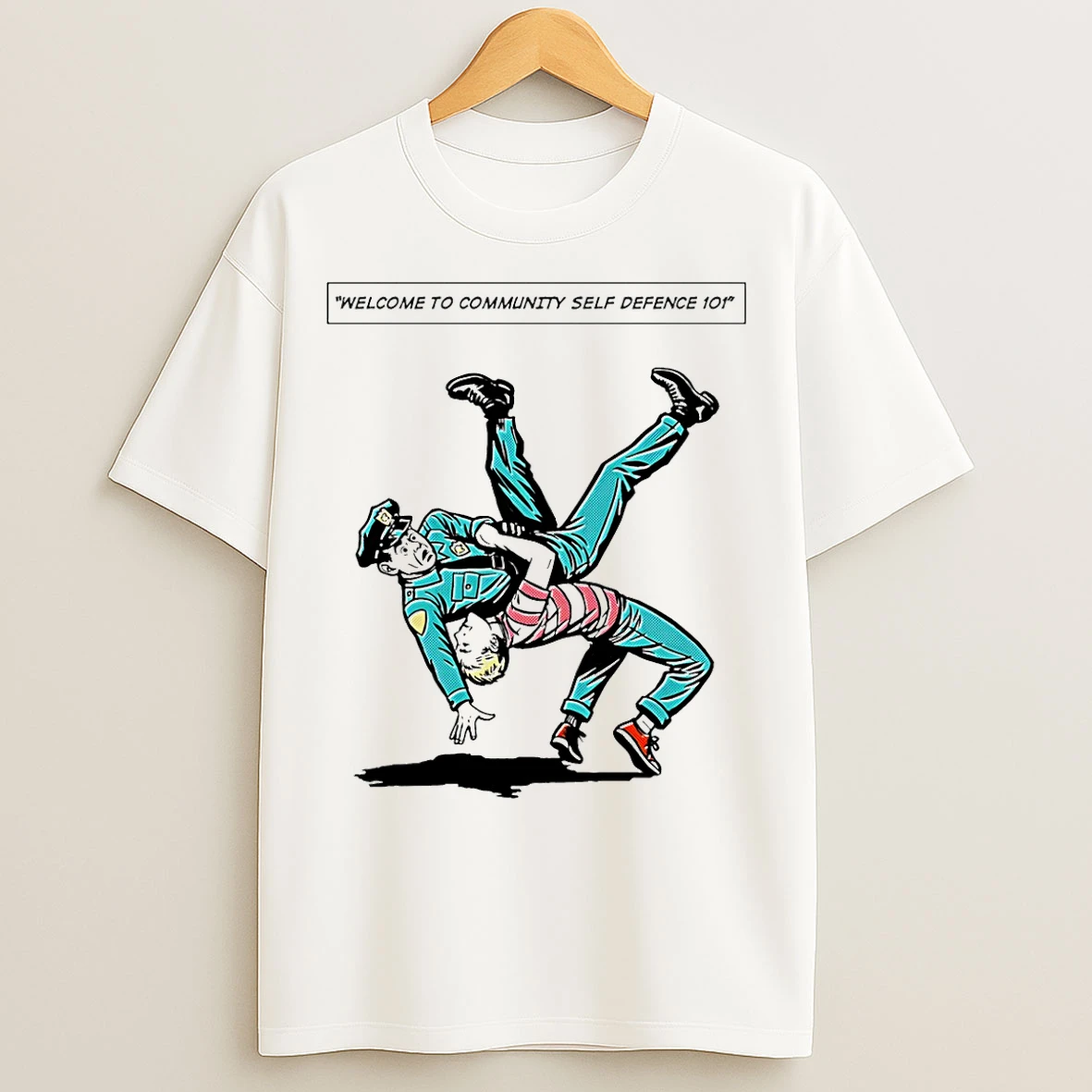 Classic Welcome To Community Self Defence 101 T Shirts