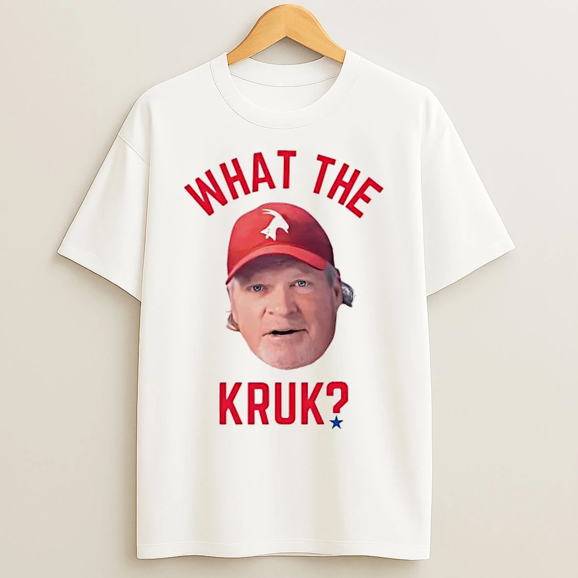 Classic What The John Kruk Head Philadelphia Phillies T Shirts
