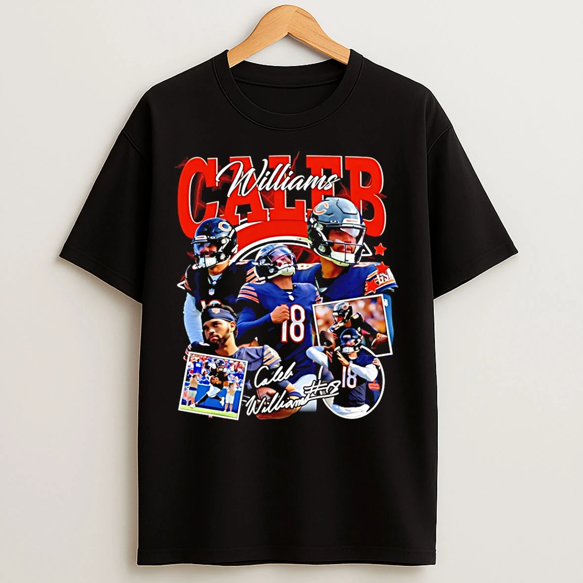 Classic Williams Caleb Chicago Bears Vintage 90s 2026 T Shirts