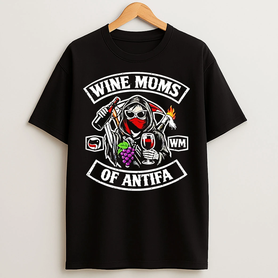 Classic Wine Moms Of Antifa T Shirts