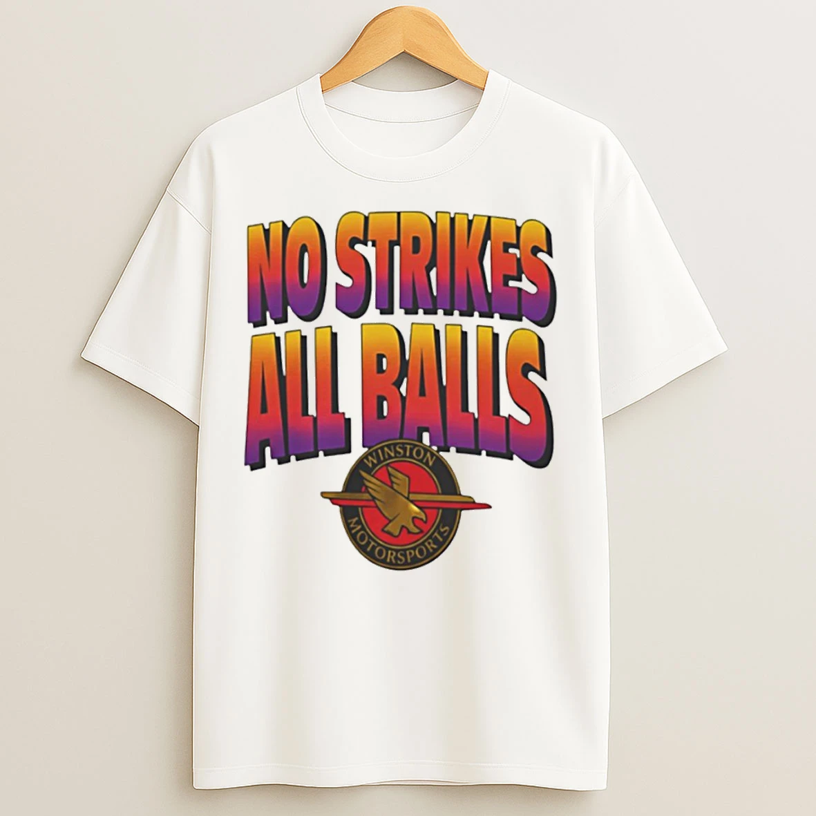 Classic Winston Cup The Series Major League Action No Strikes All Balls T Shirts