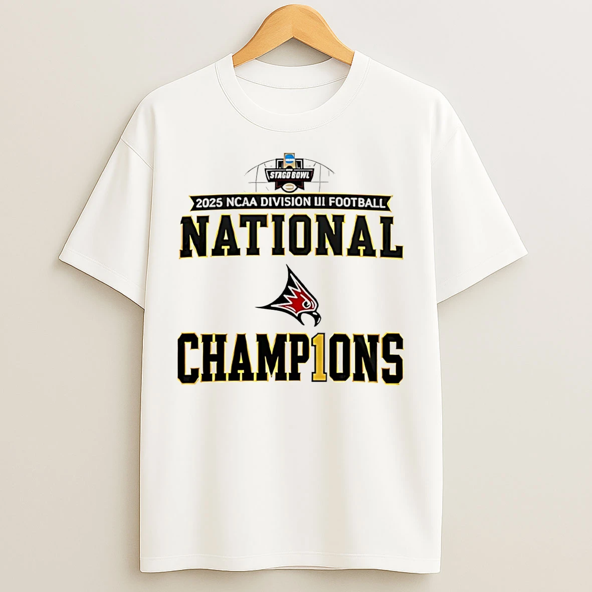 Classic Wisconsin River Falls Falcons 2025 Ncaa Division Iii National Champions T Shirts