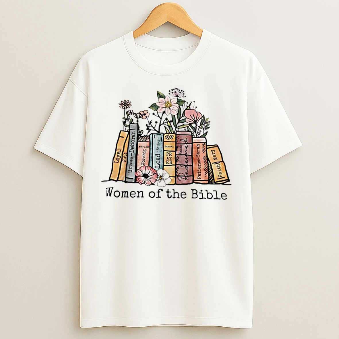 Classic Women Of The Bible Books T Shirts