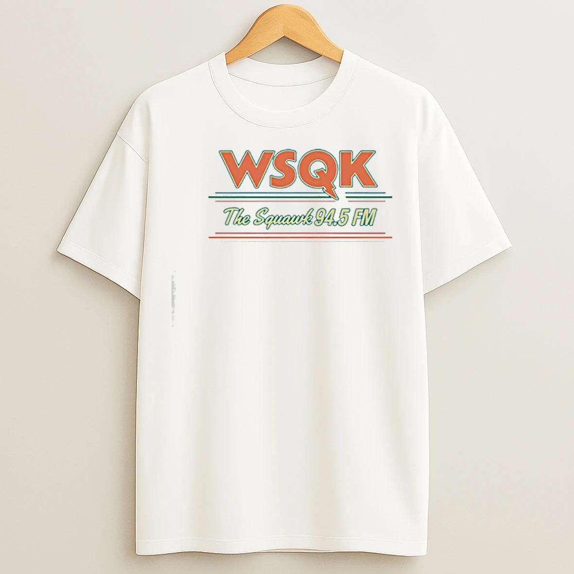 Classic Wsqk The Squawk 94 5 Fm Hawkins Indiana Stranger Things T Shirts