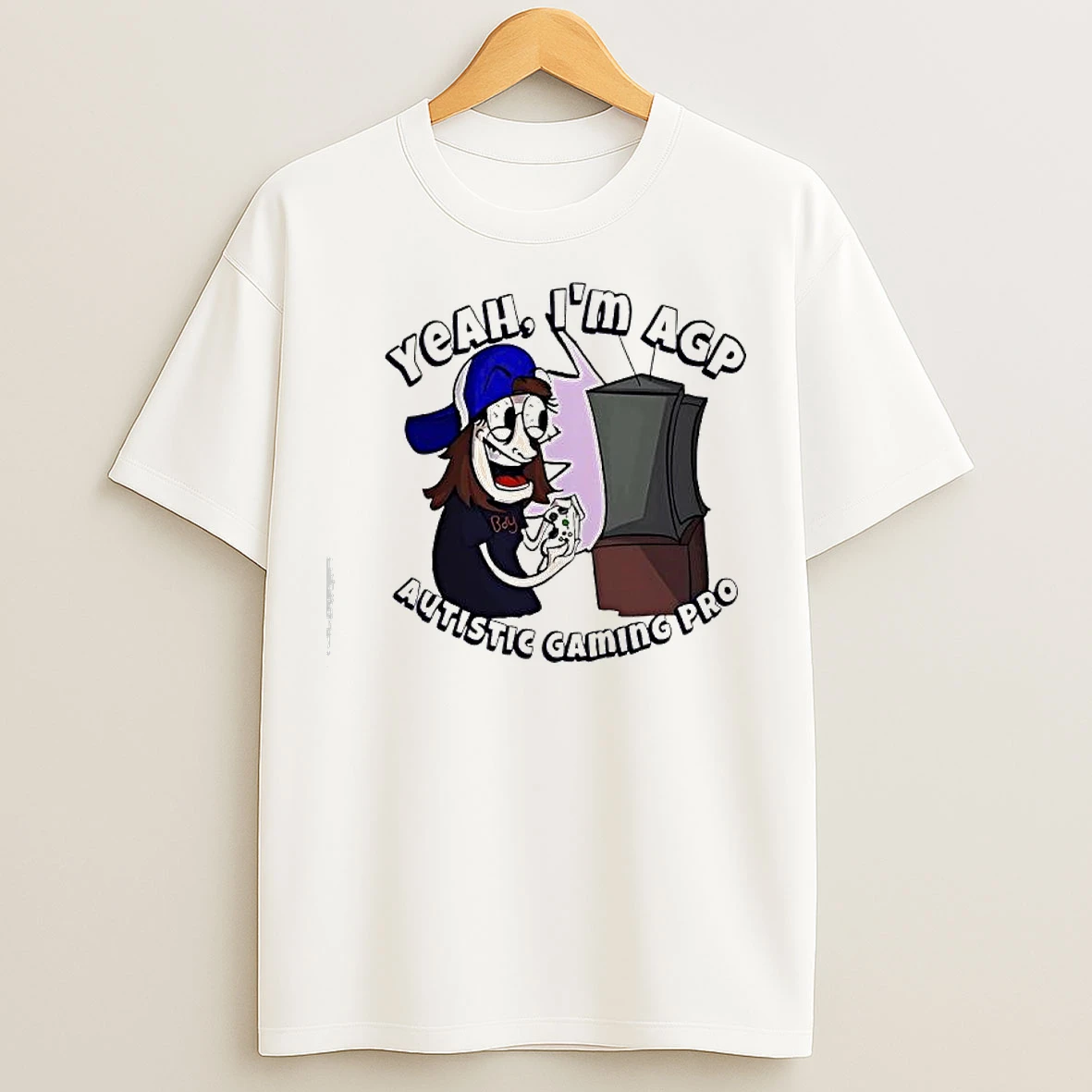 Classic Yeah Im Agp Boy 00 Autistic Gaming Pro T Shirts