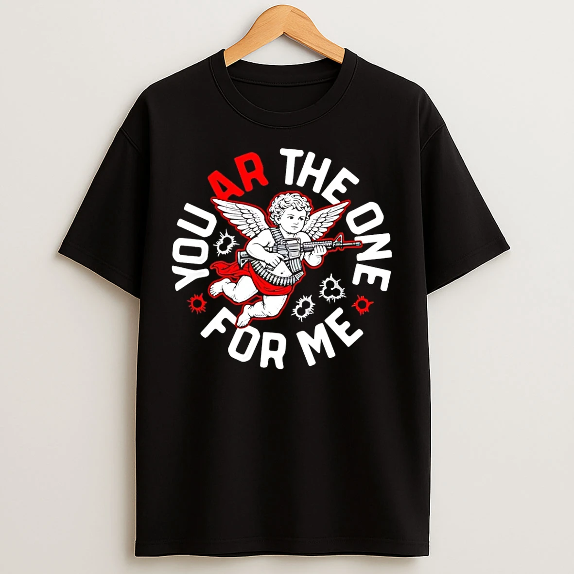 Classic You Ar The One For Me Cupid T Shirts