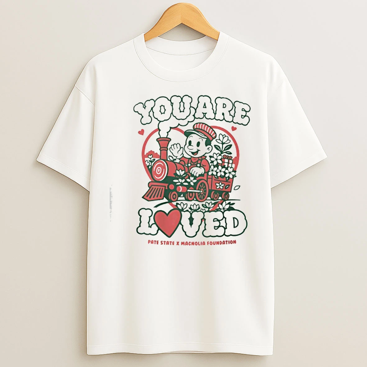 Classic You Are Loved Magnolia Foundation X Pate State T Shirts